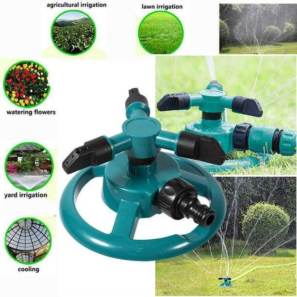 1/2 Water Sprinkler Sprayer Head Nozzle Garden Lawn Grass 360° Circle Rotary 